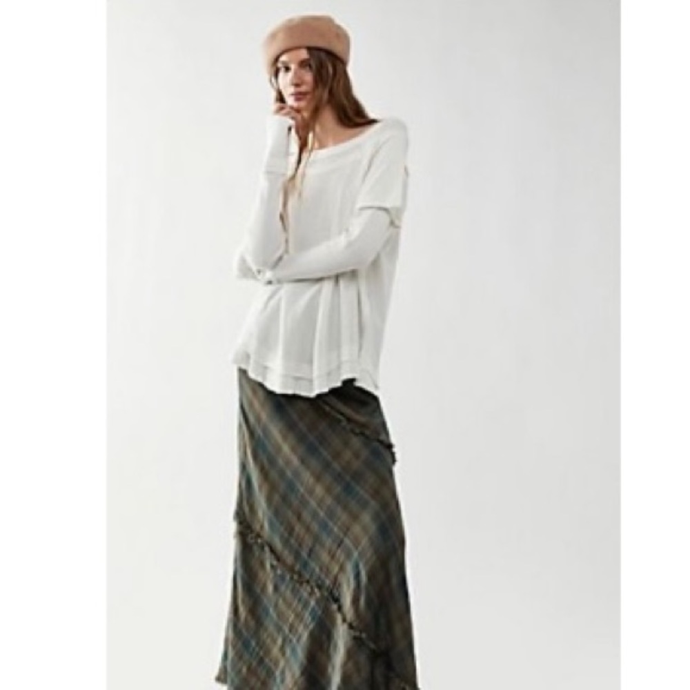 FREE PEOPLE TWO TIMING TEE SHIRT SIZE MEDIUM. NWT